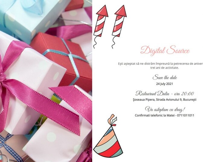 Invitatie Birthday
