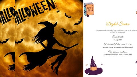 Invitatie Halloween Party