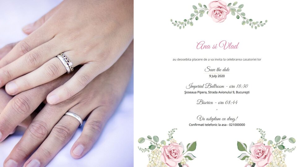 Invitație Nuntă