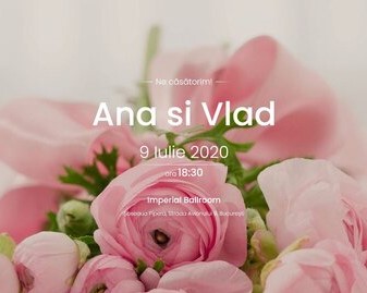 Invitatie Roses